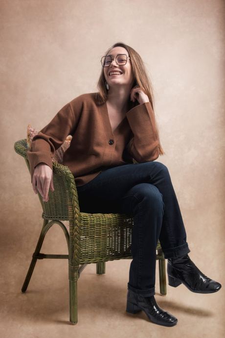 Cardigan Marron à deux poches